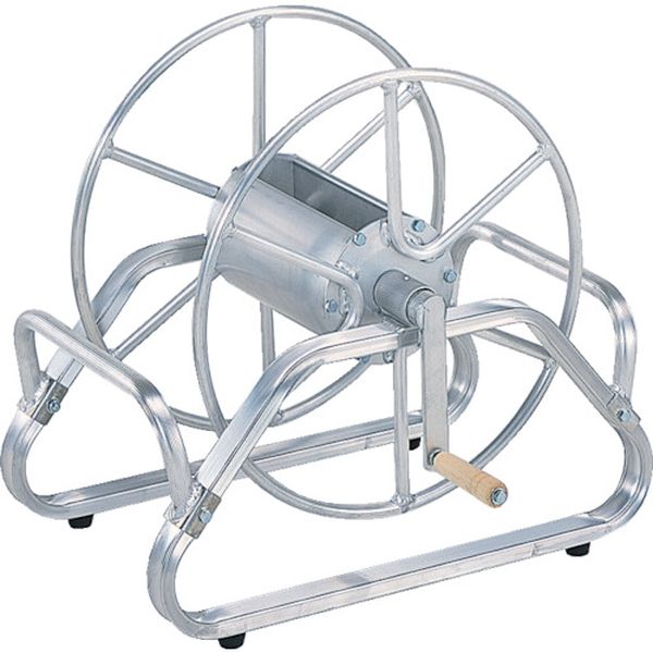 MA1B 241-1423 昭和ブリッジ販売(株) 昭和 アルミ製ホース巻取機(リールのみ) 床置き型