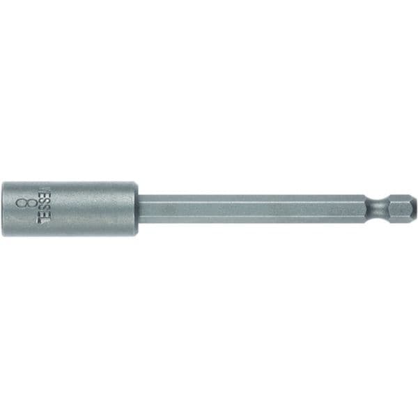 MB45D8100 (株)ベッセル ベッセル スライドマグネットソケットビットMB45D 対辺8×100mm