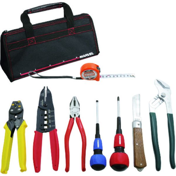 MDKS7VA 236-2058 (株)マーベル マーベル 電気工事士技能試験工具セット VA線ストリッパー付き