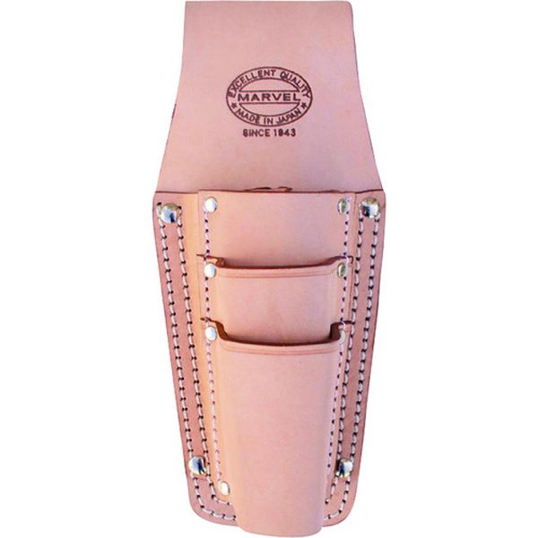 MDP39X (株)マーベル マーベル WAIST GEAR(ペンチ2段・ドライバーホルダー)ナチュラル