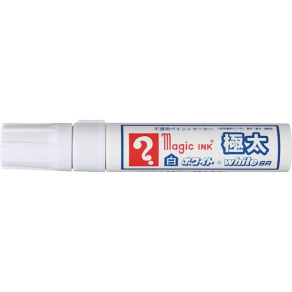 MGDW 837-1107 寺西化学工業(株) マジックインキ ホワイト・whiteSR 極太