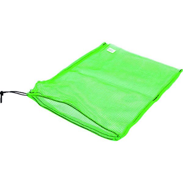 MHS1GN 206-7141 トラスコ中山(株) TRUSCO メッシュ袋 小 1枚入 39X55cm 目合4mm 緑