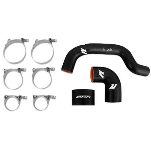 MMHOSE-SUB-INT4BK Mishimoto 04年-07年 スバル WRX STI USDM シリコンインタークーラーホース 黒