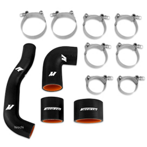 MMHOSE-SUBJ-INT4BK Mishimoto 04年-07年 スバル WRX STI JDM シリコンインタークーラーホース 黒