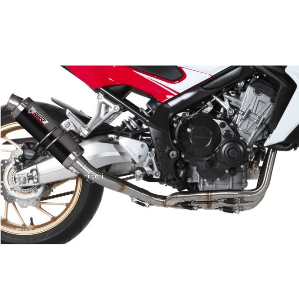 H.055.LXB-ACC.041.A1 ミヴ Mivv フルエキゾースト GP BLACK 触媒あり 14年-18年 CB650F ブラックステンレス