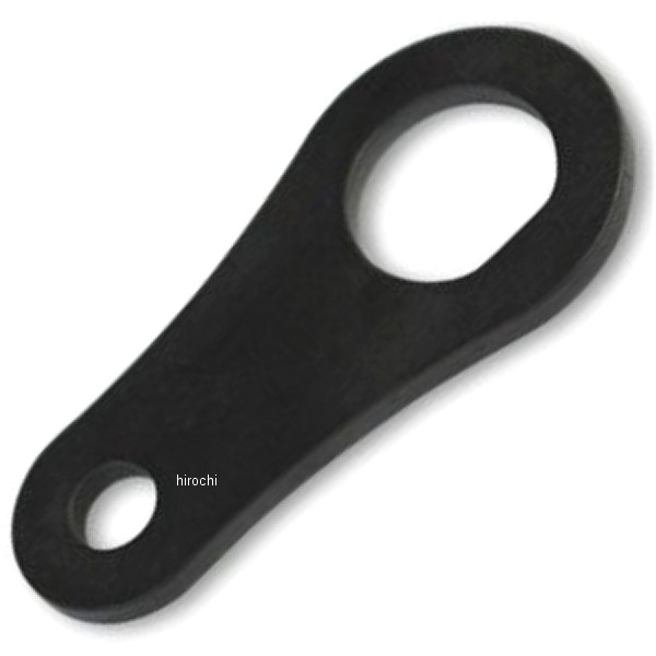 MK-099 ガッツクローム FXイグニッションスイッチ用 1つ穴プレート ブラック