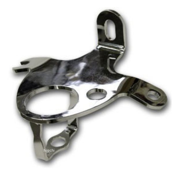 MK-117 ガッツクローム ショベル用ミニメーターマウント&IGN穴付エンジンハンガー クローム