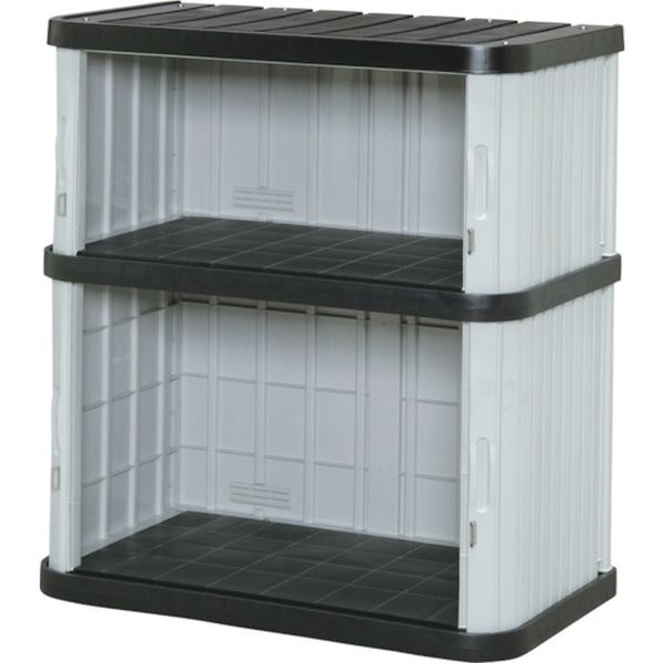 ML1050VBG アイリスオーヤマ(株) IRIS 201585 ミニロッカー ML-1050V ブラック/グレー