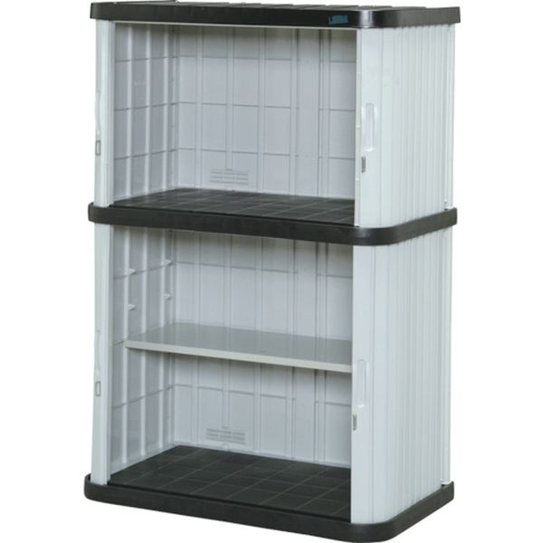 ML1400VBG アイリスオーヤマ(株) IRIS 201589 ミニロッカー ML-1400V ブラック/グレー