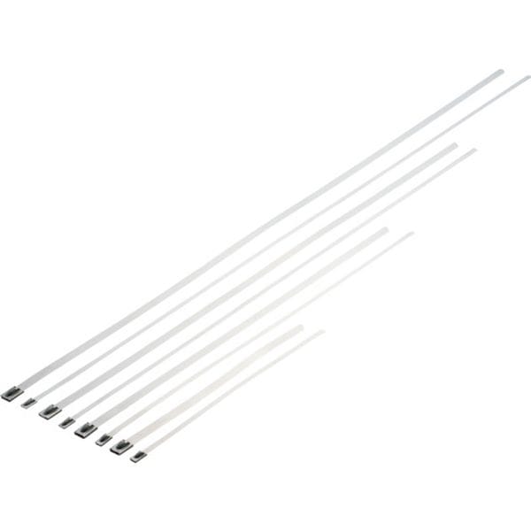 MLTタイプ 自動ロック式ステンレススチールバンド SUS304 幅4.6mm 長さ363mm 100本入り
