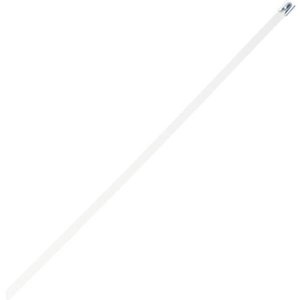 MLTタイプ フルコーティングステンレススチールバンド SUS316 白 幅8.1mm 長さ363mm 50本入り