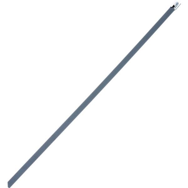 MLTタイプ フルコーティングステンレススチールバンド SUS316 黒 幅4.6mm 長さ681mm 100本入り