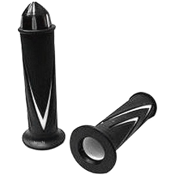 MM05-0121W マッドマックス MAD MAX グリップセット 7/8インチ 22.2mm ハンドル用 バーエンド付 QC-H-224 黒/白