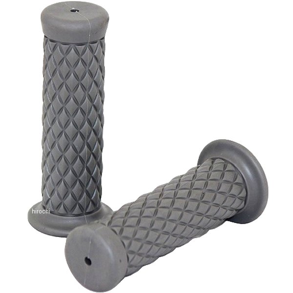 MM05-0141-GR マッドマックス MAD MAX バイク用 ダイヤハンドルグリップ 非貫通タイプ グレー