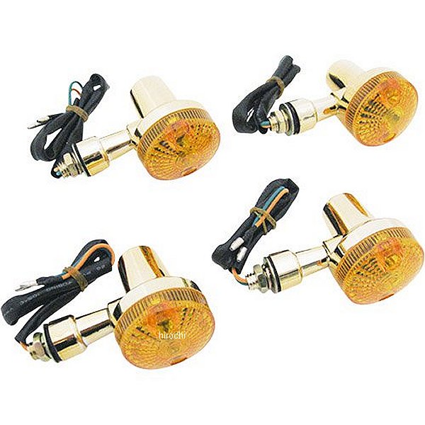 MM11-0021GA マッドマックス MAD MAX 汎用 ミニウィンカー ゴールド/オレンジ 4個入り
