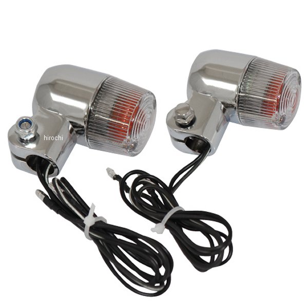 MM11-0062-CL マッドマックス MAD MAX 汎用 丸形 ミニヨーロピアンウィンカー シルバー/クリア 2個入り