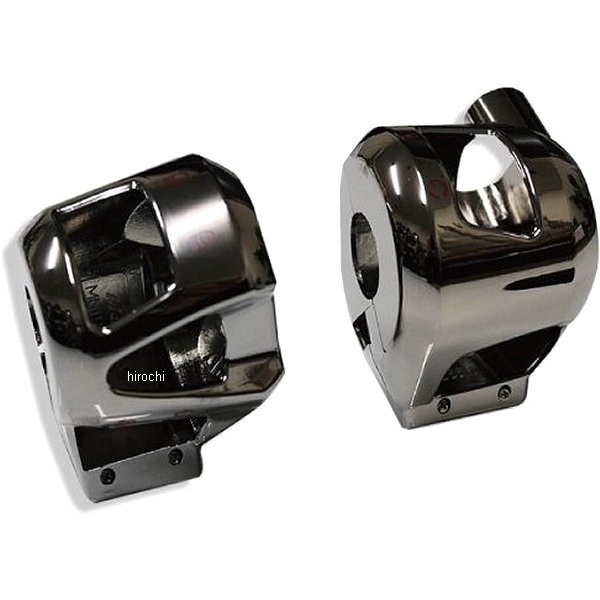 mm19-0266BC マッドマックス MAD MAX ハンドルスイッチカバー グロム/MSX125 ブラックメッキ