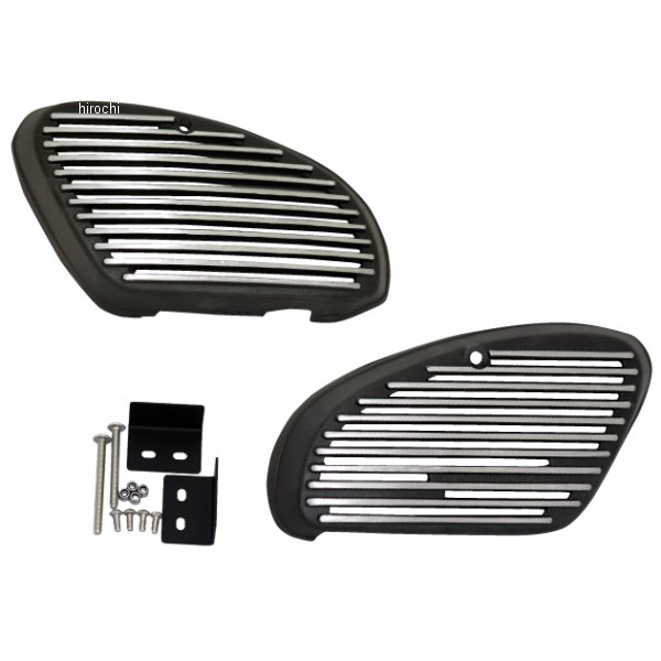 MM19-H010-03 マッドマックス MAD MAX アルフィンカバー リトルカブ用 左右セット フィン削りだしブラック