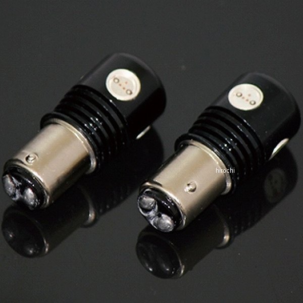 MM29-S25-BLRB マッドマックス MAD MAX LEDバルブ S25(BAY15d) 12-24V兼用 ダブル球 赤 2個入り