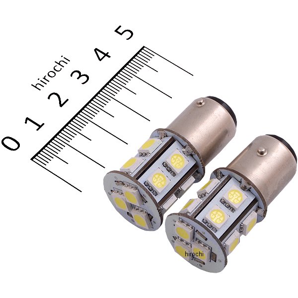 MM29-S2512WW2 マッドマックス MAD MAX LEDバルブ S25(BAY15d) 12V 13粒 ダブル球 白 2個入り