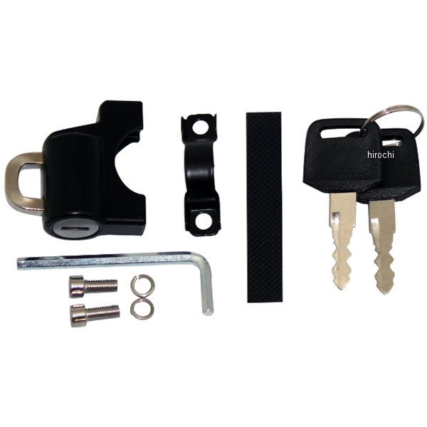 MM50-0002-01 マッドマックス MAD MAX キーロック式ヘルメットホルダー オートバイ用 黒