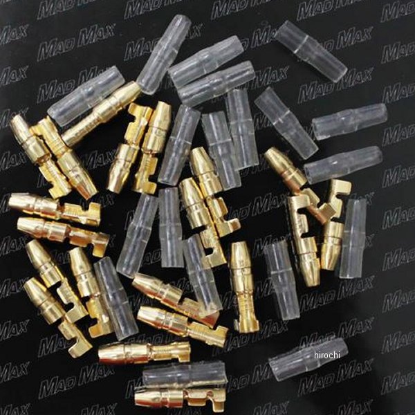 mm50-0221-1 マッドマックス MAD MAX 圧着ギボシ端子 絶縁スリーブ オス 20個入り