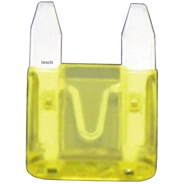 mm50-0259 マッドマックス MAD MAX 平型ミニ ATSヒューズ 20A 12V-24V兼用 黄