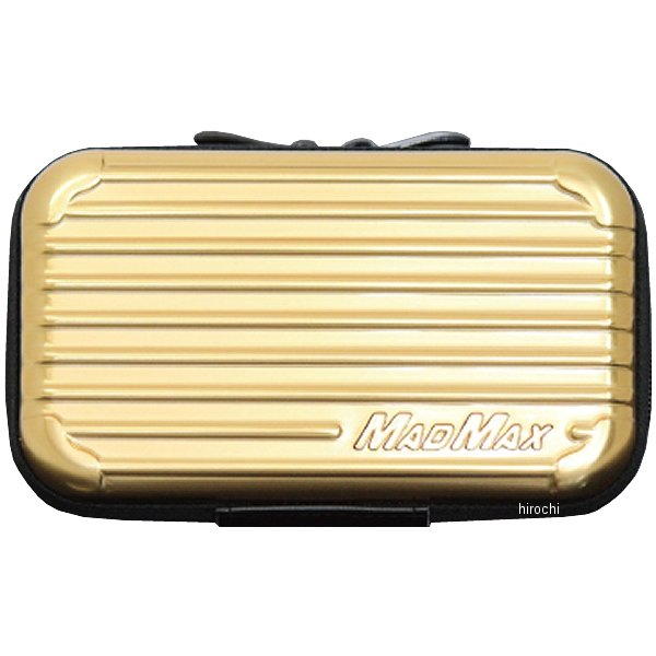 mm50-0326-GD マッドマックス MAD MAX アメニティポーチ スーツケース型 ゴールド