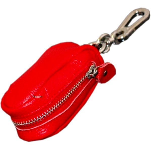 MM50-0388-RD マッドマックス MAD MAX スマートキーケース フルカバータイプ レザー カルビナ付き レッド