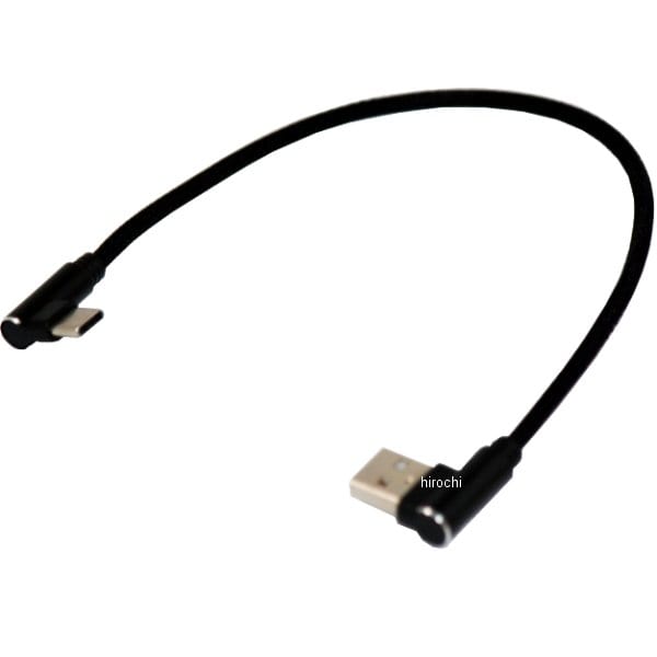 MM50-0423-BK マッドマックス MAD MAX 横向き充電USBケーブル Android専用 Type-C 断線防止 黒