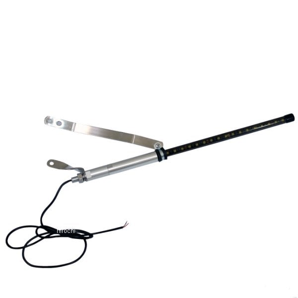 MM50-0467-02R マッドマックス MAD MAX オートバイ用 旗棒黒 LED 赤 発光 フラッグポール 500mm