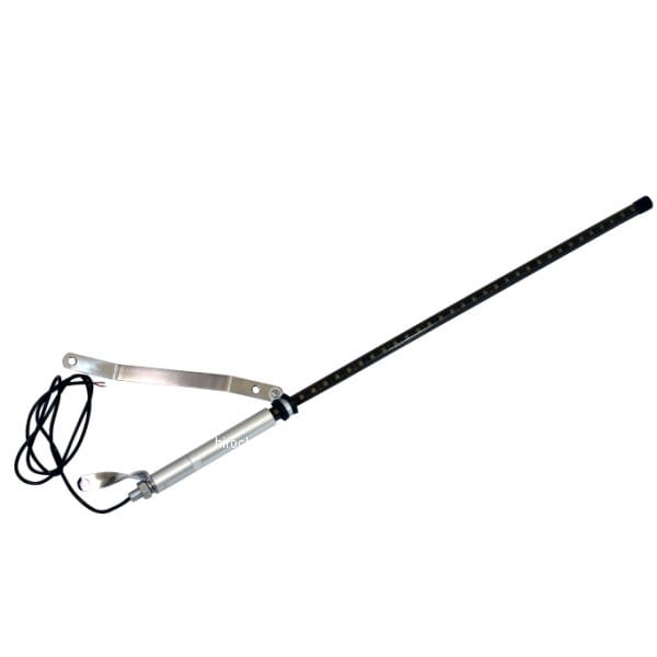 MM50-0468-02BL マッドマックス MAD MAX オートバイ用 旗棒黒 LED 青 発光 フラッグポール 750mm