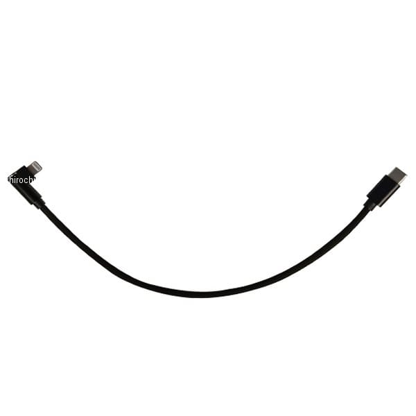 MM50-0482-01 マッドマックス MAD MAX I型 タイプC L型 ライトニング 充電ケーブル 300mm 27W対応 黒