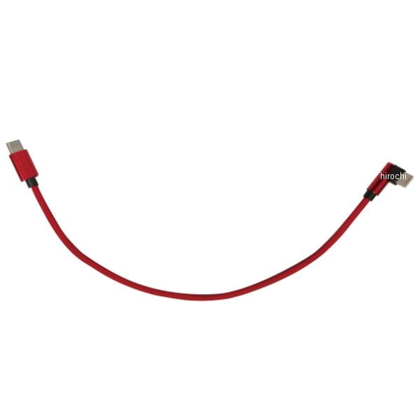 MM50-0483-02 マッドマックス MAD MAX I型 タイプC L型 タイプC 充電ケーブル 300mm 60W対応 赤