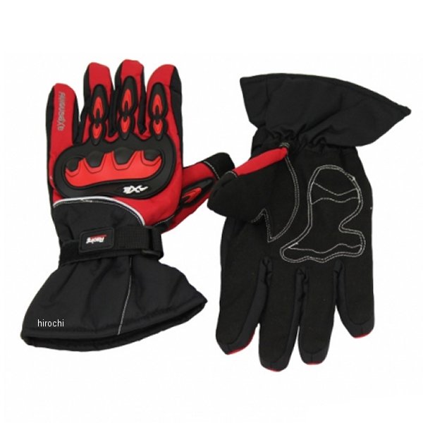 MM50-G01M-RD マッドマックス MADMAX ライディンググローブ ロング 手袋 赤 Mサイズ