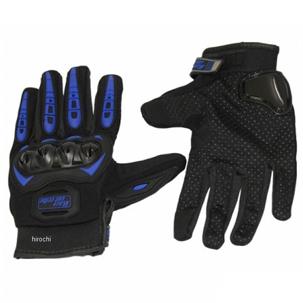 MM50-G02L-BL マッドマックス MADMAX ライディンググローブ スマホ対応 滑り止め 手袋 青 Lサイズ