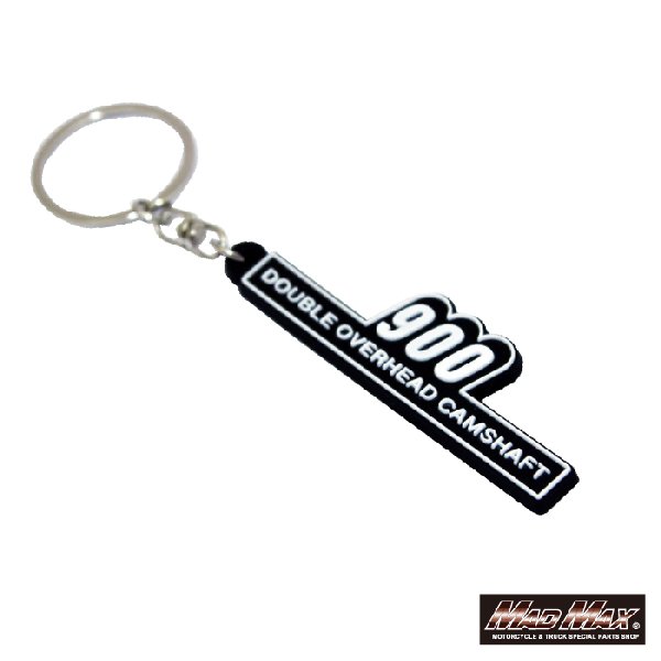 MM50-Z900-01 マッドマックス MAD MAX カワサキ Z1 900 サイドカバーエンブレム風 シリコンキーホルダー