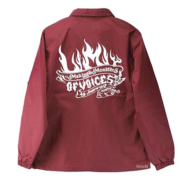 MMS-CJ008 GOODS グッズ LIMIT OF VOICES コーチジャケット Lサイズ バーガンディ