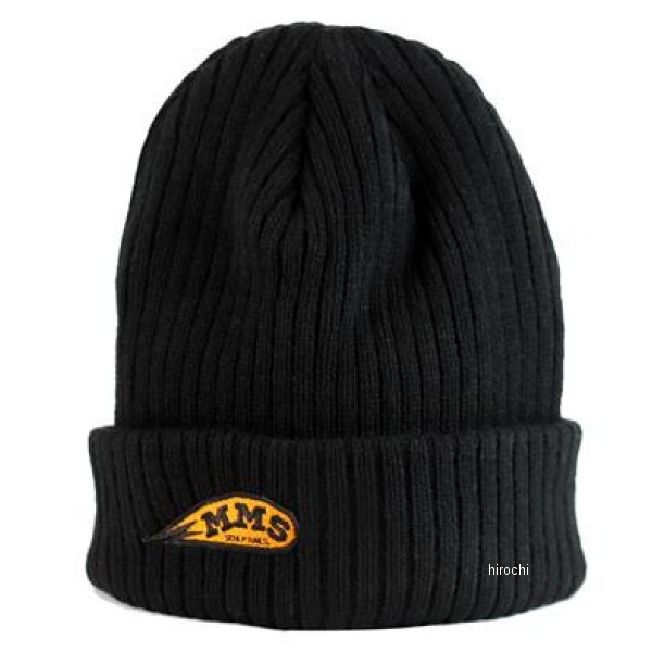 MMS-KC001 GOODS グッズ MMS ニットキャップ ブラック