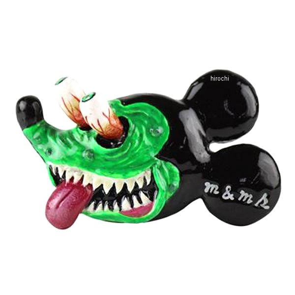 MMS-KE006 GOODS グッズ HIPPYMOUSE キーホルダー バレッタ モンスターグリーン