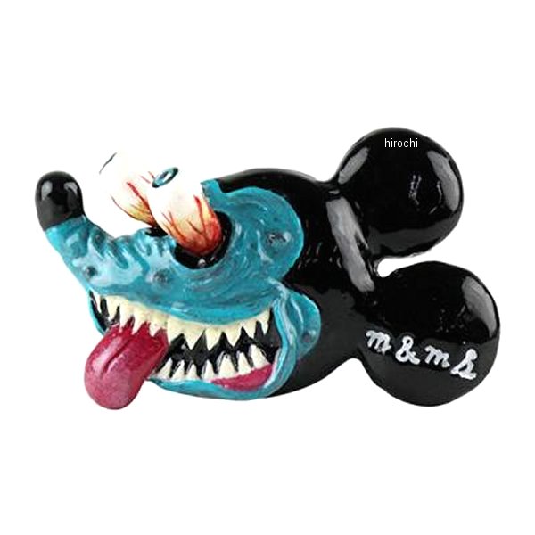 MMS-KE009 GOODS グッズ HIPPYMOUSE キーホルダー バレッタ ダーティーターコイズ