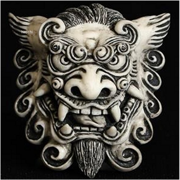 MMS-NB165 グッズ GOODS 獅子狛犬 「阿」 ナンバーボルト 黒墨