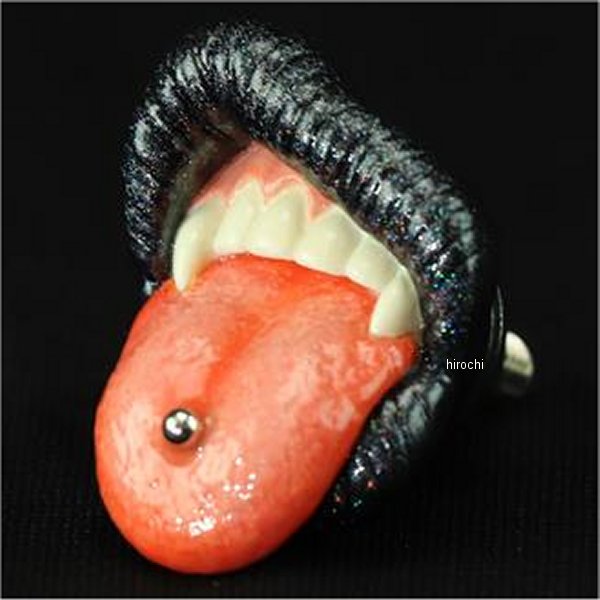 MMS-NB175 グッズ GOODS ナンバーボルト BRATTY LIP Tongue Piercing バーレスクブラック