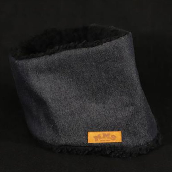 MMS-NW009 GOODS グッズ ROBIN NECK WARMER /インディゴデニムBL&ブラックファー