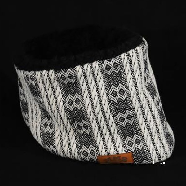 MMS-NW012 GOODS グッズ ROBIN NECK WARMER ウールジャカードBK&ブラックファー