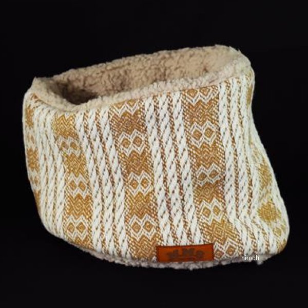 MMS-NW014 GOODS グッズ ROBIN NECK WARMER ウールジャカードBR&ベージュファー