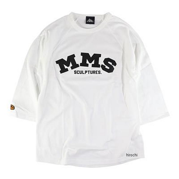MMS-RS002 GOODS グッズ MMS RAGLAN! スリークォータースリーブ Mサイズ ホワイト