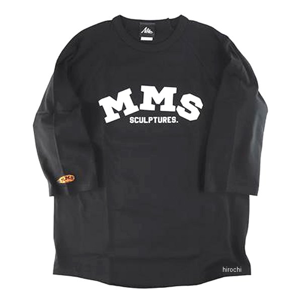 MMS-RS006 GOODS グッズ MMS RAGLAN! スリークォータースリーブ Mサイズ ブラック