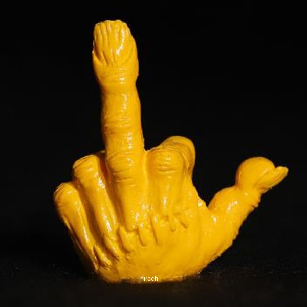 MMS-VC061 GOODS グッズ FXXK! HANDSIGN バルブキャップ CC110イエロー