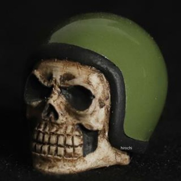 MMS-VC068 GOODS グッズ VINTAGE HELL'MET バルブキャップ CC110グリーン